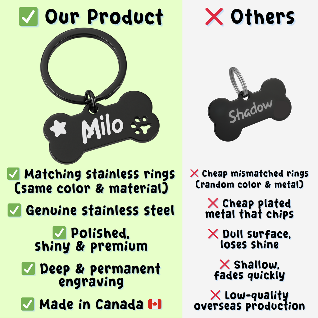 Bone Tag – Stainless Steel – Signature Edition (Matching Ring)