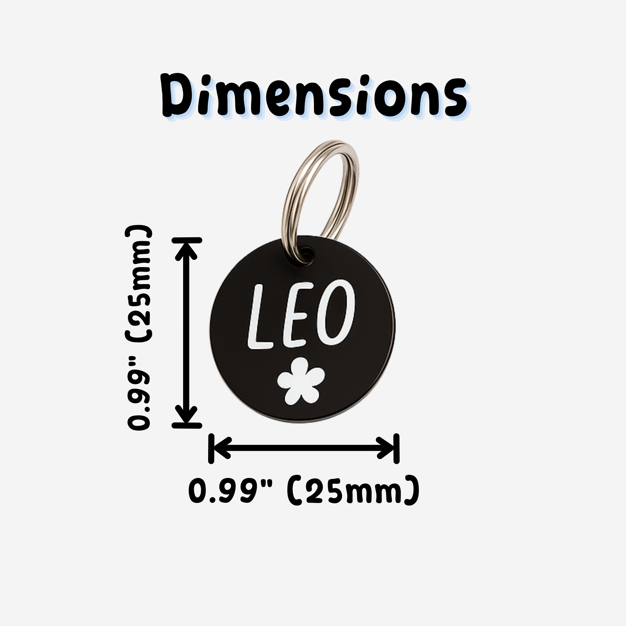 Circle Tag – Stainless Steel – Classic Edition (Standard Ring)