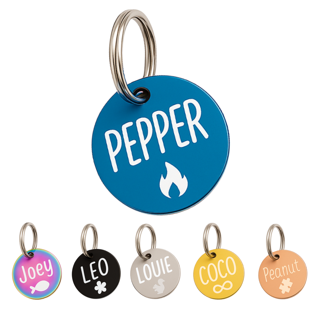 Circle Tag – Stainless Steel – Classic Edition (Standard Ring)