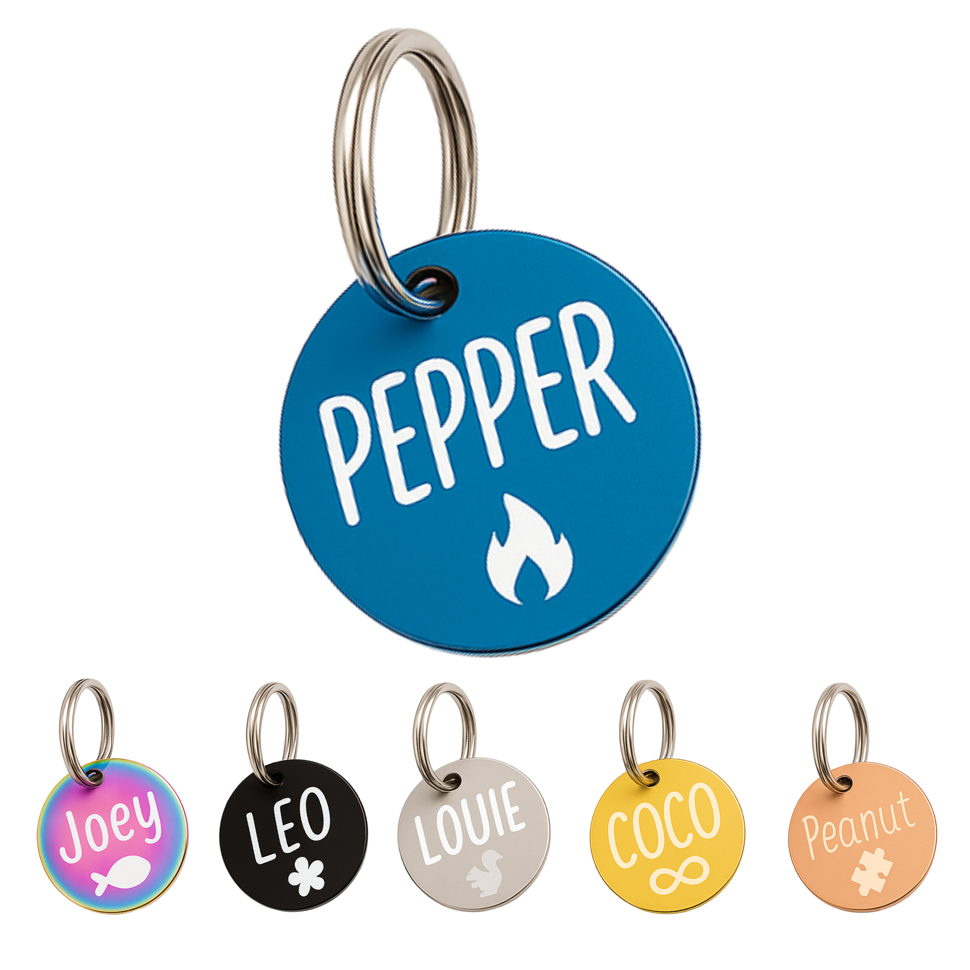 Circle Tag – Stainless Steel – Classic Edition (Standard Ring)