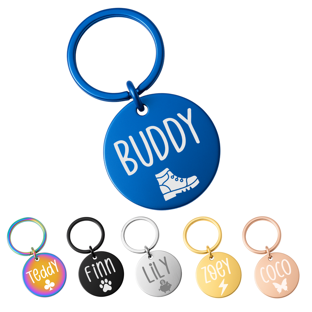 Circle Tag – Stainless Steel – Signature Edition (Matching Ring)