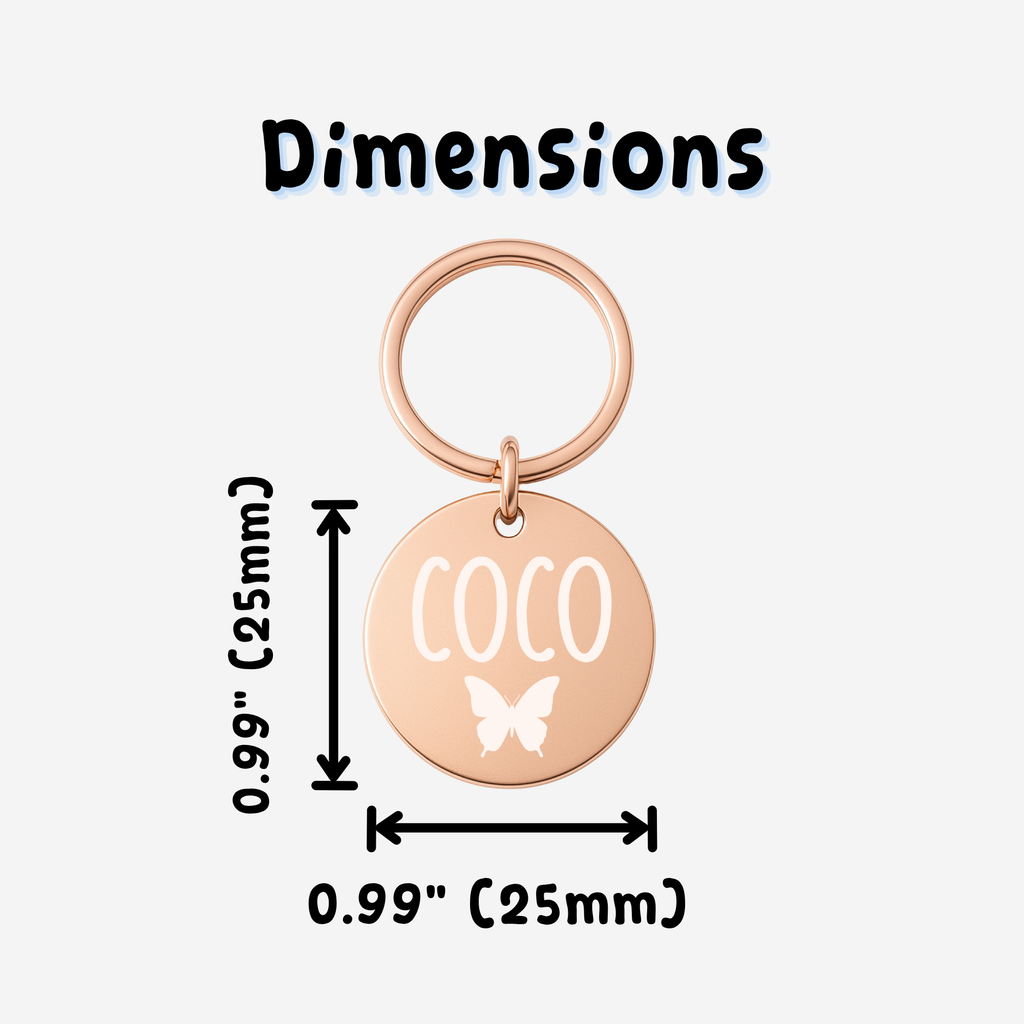 Circle Tag – Stainless Steel – Signature Edition (Matching Ring)